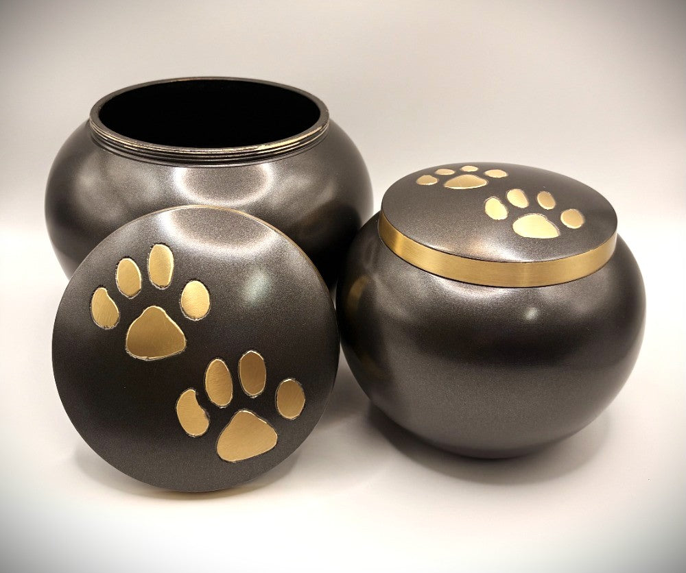 Brass Odyssey Slate Pet Cremation Urn