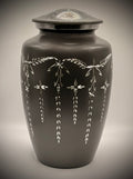 Diamond Dark Grey Aluminium Adult Cremation Urn