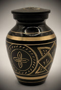 Black & Gold Keepsake Urn