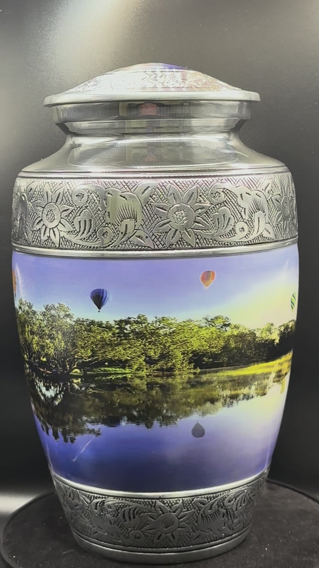 Avon River Balloons Aluminium Adult Urn Video